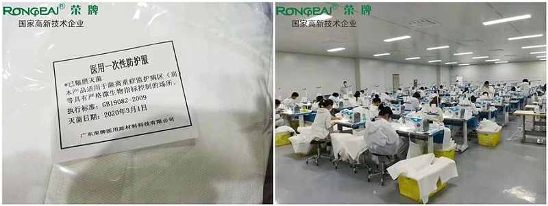在线买球（中国）唯一官方网站医纺防护服
